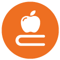 Private Education and Rebatable logo orange